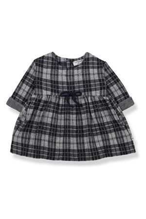 Claudia grey cotton blend dress 1+IN THE FAMILY KIDS | CLAUDIA.